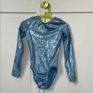 GK Elite Sportswear | Sparkling Blue Kids Bodysuit |‎ Size M